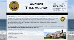 Desktop Screenshot of anchortitleagency.com
